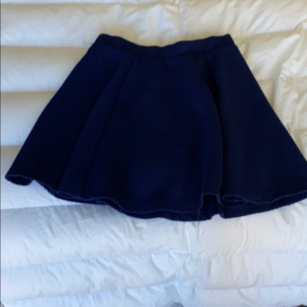 H&M Navy Skater Skirt
